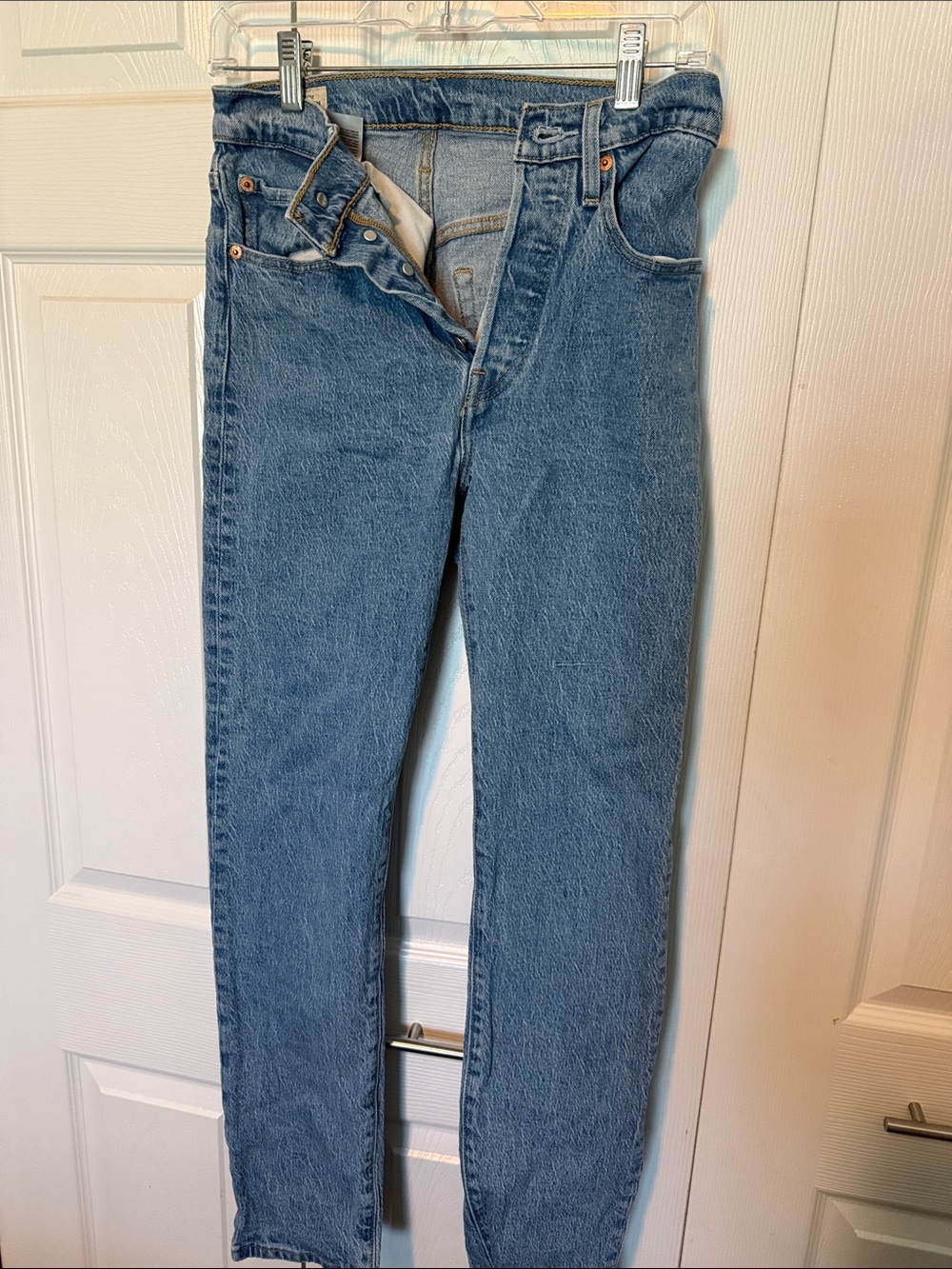 Levi's Slim girls  Jeans in Classic Blue Denim